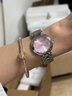 巴寶莉心月系列女士手表2025新款輕奢小眾石英女表七夕情人節禮物送女友 少女粉BR6008(手鐲+項鏈+禮盒） 曬單實(shí)拍圖