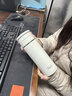 梵科茶水分離保溫杯高檔燜茶杯陶瓷內(nèi)膽高顏值水杯男女戶外車載泡茶杯 陶瓷內(nèi)膽-素雅白 500ml 曬單實拍圖