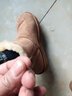 COZY STEPS可至男士24冬季厚底舒適羊皮毛一體保暖防寒防滑大碼雪地靴 栗色 40 曬單實(shí)拍圖
