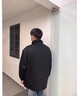 gxmy春秋季麂皮絨翻領(lǐng)夾克外套男士新款潮牌男生美式休閑一套搭配男裝 1【兩件套】麂皮絨外套綠+1569褶 XL 【建議120-140斤】 曬單實(shí)拍圖