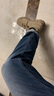 Dickies馬丁靴男秋冬潮流休閑男鞋厚底工裝鞋增高男靴子戶外徒步鞋登山鞋 卡其 41 【偏大一碼，適合運動鞋42】 曬單實拍圖
