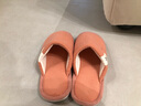 果洛菲（GUOLUOFEI）春秋冬季拖鞋男居家居室內(nèi)家用拖鞋女家居室內(nèi)棉拖 焦糖色 36-37 曬單實拍圖
