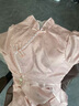 塞德勒粉色旗袍敬酒服新娘訂婚禮服新中式宴會結婚晚禮服秋冬長袖連衣裙 粉色 XL（建議116-125斤） 曬單實拍圖