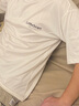 FOX.G白色t恤男士短袖衣服男裝2025夏季新款夏裝半袖寬松大碼重磅體恤 Let小字母白色短袖t恤 2XL 【建議130-145斤】 曬單實(shí)拍圖