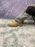 SENMA森馬馬丁靴男冬季戶外加絨加厚保暖抗寒二棉鞋真皮防水休閑工裝雪地靴卡其39 曬單實(shí)拍圖