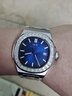 愛(ài)沃馳瑞士手表男進(jìn)口機芯機械表超強夜光防水日歷顯示商務(wù)風(fēng)男士腕表 銀藍鋼帶/夜光防水+定制刻字 曬單實(shí)拍圖