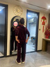 鹿儷秀中年媽媽秋裝外套金絲絨休閑大碼洋氣新款中老年女春秋運(yùn)動服套裝 酒紅【高品質(zhì)運(yùn)動服】 2XL 【建議118-131斤】 曬單實(shí)拍圖