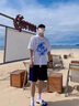 NASALIKE官方潮牌短袖t恤夏季純棉圓領(lǐng)落肩打底衫男女休閑寬松半袖港風(fēng)上t 白色 XL  推薦120-130斤 曬單實(shí)拍圖