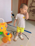 煒俊億足學(xué)步鞋女寶寶涼鞋夏季嬰兒涼鞋透氣軟底1一2-3歲女童機(jī)能涼鞋男童 米白 19 #內(nèi)長14.5cm 適合腳長14cm左右 曬單實(shí)拍圖