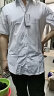 南极人衬衫男 夏季正装衬衫外套商务休闲西装纯色修身衬衣衬衫男4XL 实拍图