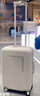 新秀麗（Samsonite）行李箱20英寸拉鏈框架箱大容量可擴容旅行箱包QX2咖色密碼箱 曬單實(shí)拍圖