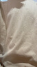 無印良品（MUJI） 男式 粗棉線 天竺編織 短袖T恤 打底衫男款 純棉全棉 ABA18A2S 淺米色 M 170/92A 曬單實(shí)拍圖