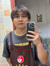 蔡司（ZEISS）鏡片半框近視眼鏡男防藍光輻射變色眼鏡可配鏡有度數散光眼鏡架女 黑銀色-時(shí)尚眉線(xiàn) 眼鏡框 曬單實(shí)拍圖
