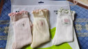 棉奇熊嬰兒襪子夏季薄款純棉A類(lèi)新生兒女寶寶3雙裝無(wú)骨中筒防蚊網(wǎng)眼長(cháng)襪 B1056白咖黃【A類(lèi)無(wú)骨襪 高彈不勒腿】 3雙 1-3歲 -L碼-建議腳長(cháng)11-13CM 曬單實(shí)拍圖