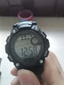 名瑞（MINGRUI）電子表男女學(xué)生夜光防水鬧鐘日歷多功能電子手表運(yùn)動兒童手表男孩 黑色【游泳防水】【8560】 曬單實(shí)拍圖