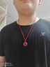 曼禾【普陀山】朱砂平安扣吊墜女士護(hù)身符轉(zhuǎn)運(yùn)珠項(xiàng)鏈男款掛件本命蛇年 「黑繩」真品大號(hào)-平安扣 本命年平安扣吊墜天然朱砂項(xiàng)鏈 曬單實(shí)拍圖