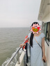 三彩獨(dú)醒2024夏季新款提花連衣裙多巴胺包袖A字裙收腰長裙清新女 天空藍(lán) M 160/84A 曬單實(shí)拍圖