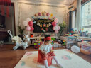 多美忆生日场景布置女孩生日气球装饰儿童桌飘宝宝周岁生日快乐粉色城堡 实拍图