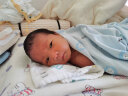 童泰秋冬季婴儿衣服新生儿0-6个月保暖宝宝连体衣哈衣 蓝色丨A款 66cm 实拍图