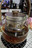 金鑲玉 玻璃蒸煮茶壺 明火電陶爐高硼硅茶水分離家用大容量泡茶壺茶具 超然玻璃提梁煮茶壺 曬單實(shí)拍圖