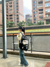 江利達(dá)初中生書包女大容量高中生減負(fù)護(hù)脊小學(xué)生4-6年級(jí)高顏值背包女生 [9731款]黑色（贈(zèng)小面包掛件） 曬單實(shí)拍圖