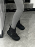 快樂(lè )瑪麗（J&M）雪地靴女2025冬季新款厚底一腳蹬女鞋純色加絨加厚東北保暖棉鞋女 黑色【戶(hù)外防水 雪地暢行】 37 曬單實(shí)拍圖