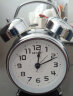 汉时（Hense）闹钟学生专用起床神器儿童懒人床头闹表高中生桌面小时钟HA02砂银 实拍图