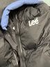 Lee兒童面包羽絨服短款男女款輕薄連帽保暖鴨絨秋冬初中生外套童裝 黑色 150 cm 曬單實(shí)拍圖