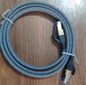 斯格（Sgo） 八類(lèi)網(wǎng)線(xiàn)CAT8萬(wàn)兆跳線(xiàn)電腦電視網(wǎng)絡(luò )寬帶連接線(xiàn)電竟級工程家用成品8芯雙絞線(xiàn)雙屏蔽 八類(lèi)網(wǎng)線(xiàn)(扁平黑色) 3米 曬單實(shí)拍圖