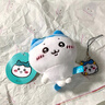悟道猴吉伊卡哇書包掛件 chiikawa小腳吉伊卡哇毛絨包掛飾小八高顏值 藍白小八-13cm左右 無吊牌贈掛鏈 曬單實拍圖