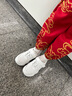百麗童鞋小白鞋秋季2024新款男童休閑鞋時尚女童運動鞋氣質(zhì)白30 曬單實拍圖
