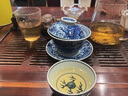 薈云軒景德鎮(zhèn)柴窯青花瓷蓋碗龍騰紋純手工手繪三才蓋碗功夫茶具 仿古柴窯青花龍騰四海蓋碗 曬單實(shí)拍圖