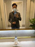 輕奢西服灰色休閑男士單西外套高端感職業(yè)舒適商務(wù)日系小眾西裝男 灰色 XL 曬單實(shí)拍圖