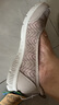 斯凱奇（Skechers）女鞋透氣蕾絲單鞋淺口一腳蹬平底鞋軟底舒適透氣旅游鞋100686 灰褐色/TPE 38.5 曬單實(shí)拍圖