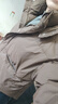 棉致穿搭高級(jí)感羽絨棉服女秋冬季2024年純色洋氣連帽設(shè)計(jì)感寬松外套女 棕色 XL 曬單實(shí)拍圖