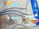勝浦虹100W三合一充電器快充一拖三手機數(shù)據(jù)線通用充電線車載多頭 適用蘋果小米華為ipad安卓多功能三頭 天空藍(lán)【高密編織更耐用】特惠一條裝 1.0米 曬單實拍圖
