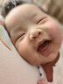 貞喜氣 孕婦連衣裙裝春夏裝時尚上衣裙子V領寬松長裙大碼夏款 黃色XL建議130-150斤 曬單實拍圖