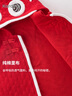 Kordear寶寶夾棉斗篷嬰兒外出保暖披風(fēng)防風(fēng)披肩紅色新年拜年服 大紅 73 cm 曬單實(shí)拍圖