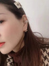CHOMELTINEE耳環(huán)女韓國新款輕奢禮物潮無耳洞耳骨夾貝珠耳夾耳掛耳飾 耳骨夾耳環(huán) 曬單實拍圖