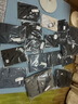 卡賓男裝莫代爾休閑襯衫春夏新款字母刺繡襯衣舒適A 煤黑色01 L (175) 40 曬單實(shí)拍圖