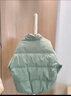 超級安踏防潑水立領(lǐng)羽絨服女安踏秋冬鴨絨保暖運動(dòng)外套面包服162448926U 茶沫綠-4 M /女165 曬單實(shí)拍圖