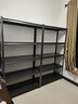 億冠萊 倉儲貨架置物架多層落地角鋼貨物架倉庫儲物架陽(yáng)臺收納家用架子 黑色加厚183cm高五層 長(cháng)100寬40 曬單實(shí)拍圖