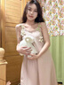 夢(mèng)米諾（MOOLMEYNO）吊帶睡裙女夏季帶胸墊女士家居服甜美可愛(ài)花朵性感睡衣純棉可外穿 40892【帶胸墊，防凸點(diǎn)】 M /身高155-161 體重80-105 曬單實(shí)拍圖