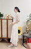 布符夏季新品國(guó)風(fēng)灰暈染印花側(cè)褶連衣裙流行顯瘦氣質(zhì)裙子女 灰暈染 XL 曬單實(shí)拍圖