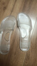 泉希語(yǔ)高顏值時(shí)尚外傳拖鞋女外穿夏時(shí)尚水晶一字拖果凍沙灘透明涼拖鞋 時(shí)尚透白色 37 曬單實(shí)拍圖