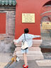 對(duì)白簡(jiǎn)約隨性休閑套裝女2025春夏季新款長(zhǎng)袖襯衫短褲小個(gè)子兩件套 海鹽藍(lán) S 曬單實(shí)拍圖