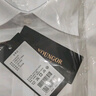 雅戈?duì)枺╕OUNGOR）短袖襯衫男白色成衣水洗襯衫彈力漢麻麻料舒適透氣休閑無束縛 漂白 41 曬單實(shí)拍圖