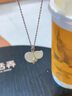 中國黃金（CHINA GOLD）和田玉銀項(xiàng)鏈女S999銀葫蘆吊墜新款七夕情人節(jié)生日禮物送老婆媽媽 和田玉葫蘆項(xiàng)鏈【中金禮盒+證書】 曬單實(shí)拍圖