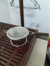 必發(fā)（bifa）304不銹鋼雙層茶漏過(guò)濾網(wǎng)公道杯泡茶過(guò)濾器茶隔茶濾功夫茶具配件 雙層斗笠茶漏-銀色（帶底座） 曬單實(shí)拍圖