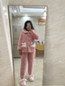 夢(mèng)動(dòng)三層加厚加絨夾棉襖珊瑚絨睡衣女秋冬季KT貓2025年新款超厚家居服 夾棉#MYQ6304 M 建議80-95斤 曬單實(shí)拍圖